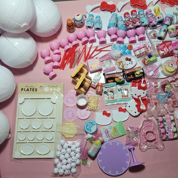 Hello Kitty MGA Make it Miniverse Food Lot Sanrio Parts Toy Barbie Y2K Miniature - Picture 3 of 16